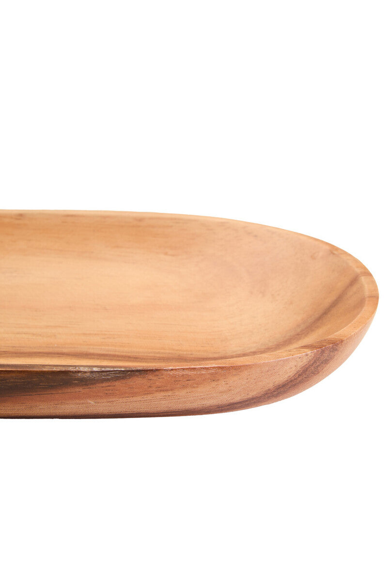 Kora Acacia Small Oval Serving Dish - Image 3