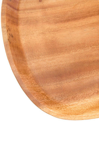 Kora Acacia Large Curved Triangular Serving Dish - Image 4