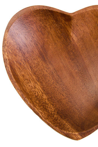 Kora Acacia Heart Shape Serving Dish - Image 4