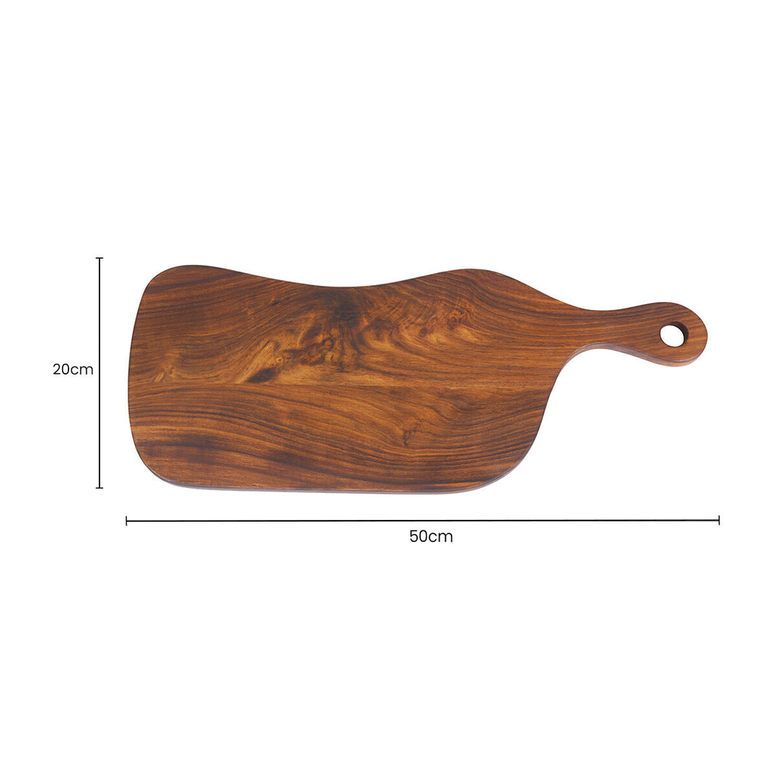 Rosi Tropical Rosewood Serving or Cutting Board in Organic Shape with Natural Finish - Image 6