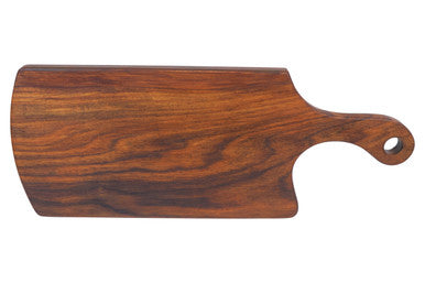 Rosi Natural Finish Tropical Rosewood Serving or Cutting Board in Organic Shape - Image 3