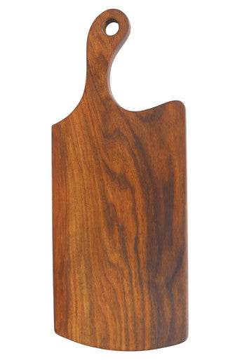 Rosi Natural Finish Tropical Rosewood Serving or Cutting Board in Organic Shape