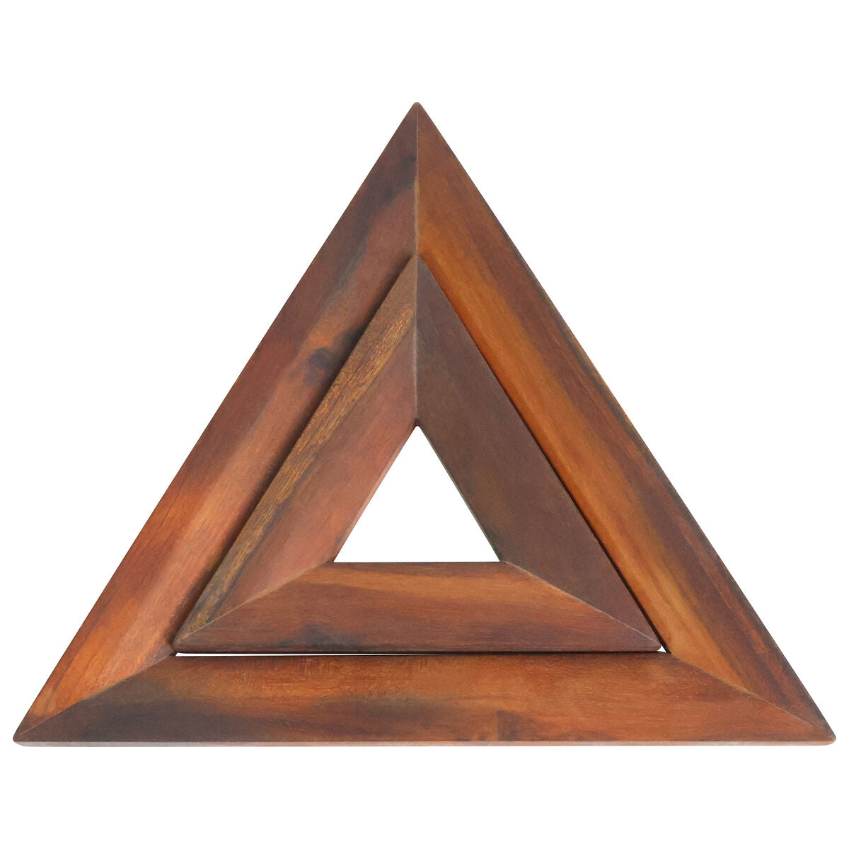 Acacia Wood 2pc Triangle Trivet Set | Pazel