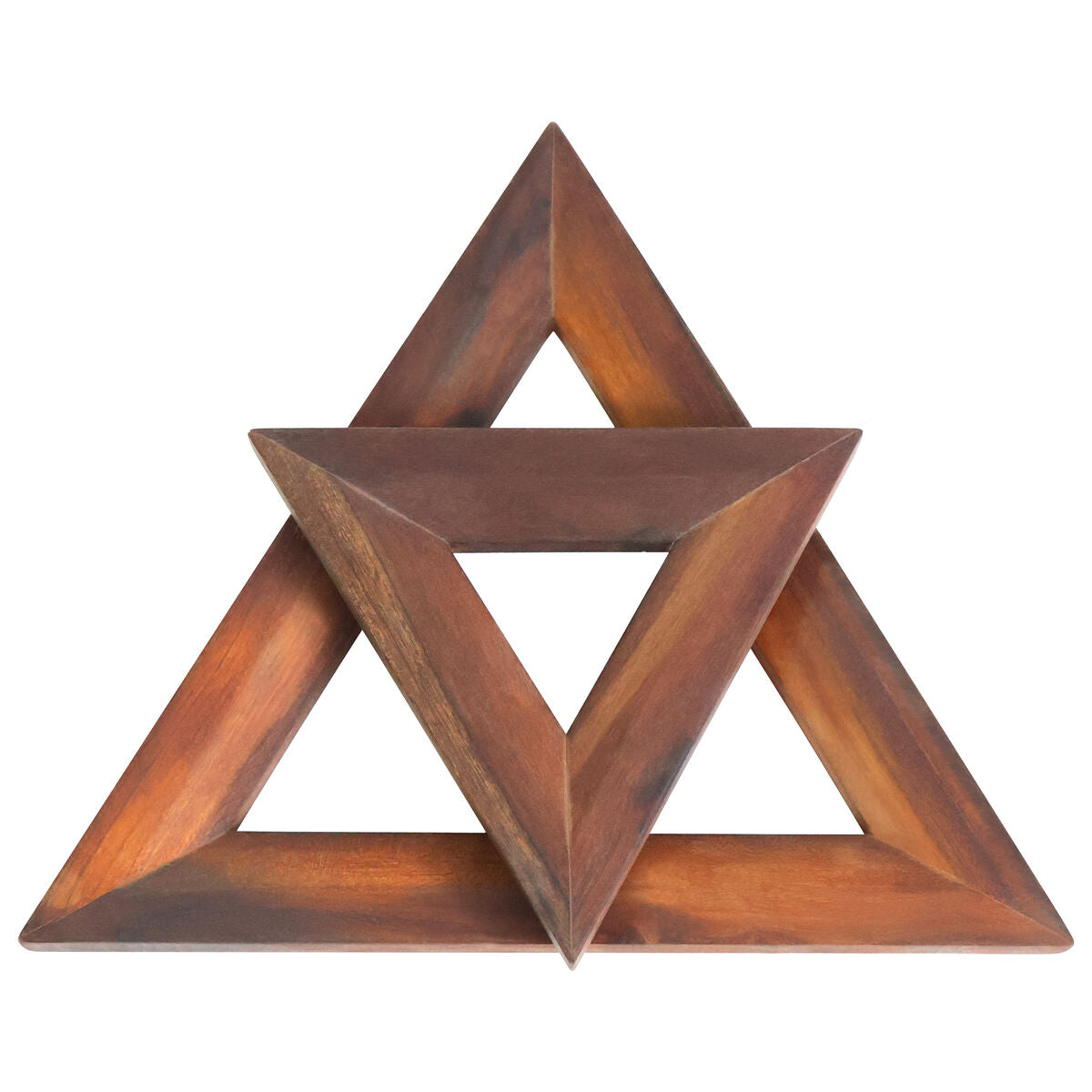 Acacia Wood 2pc Triangle Trivet Set | Pazel