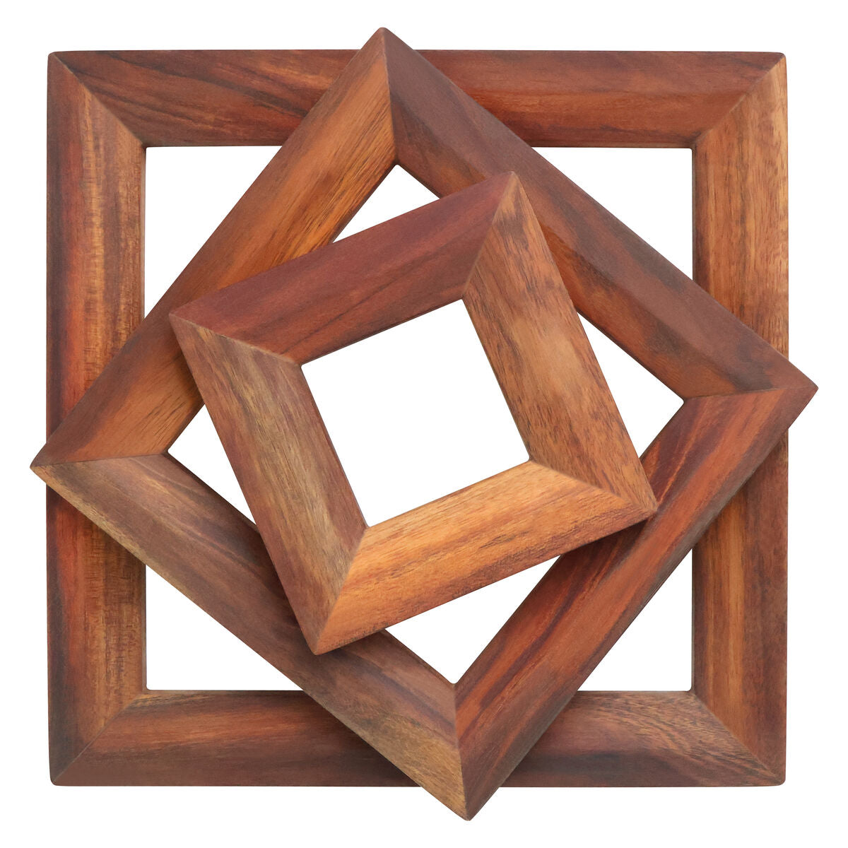 Acacia Wood 3pc Square Trivet Set | Pazel