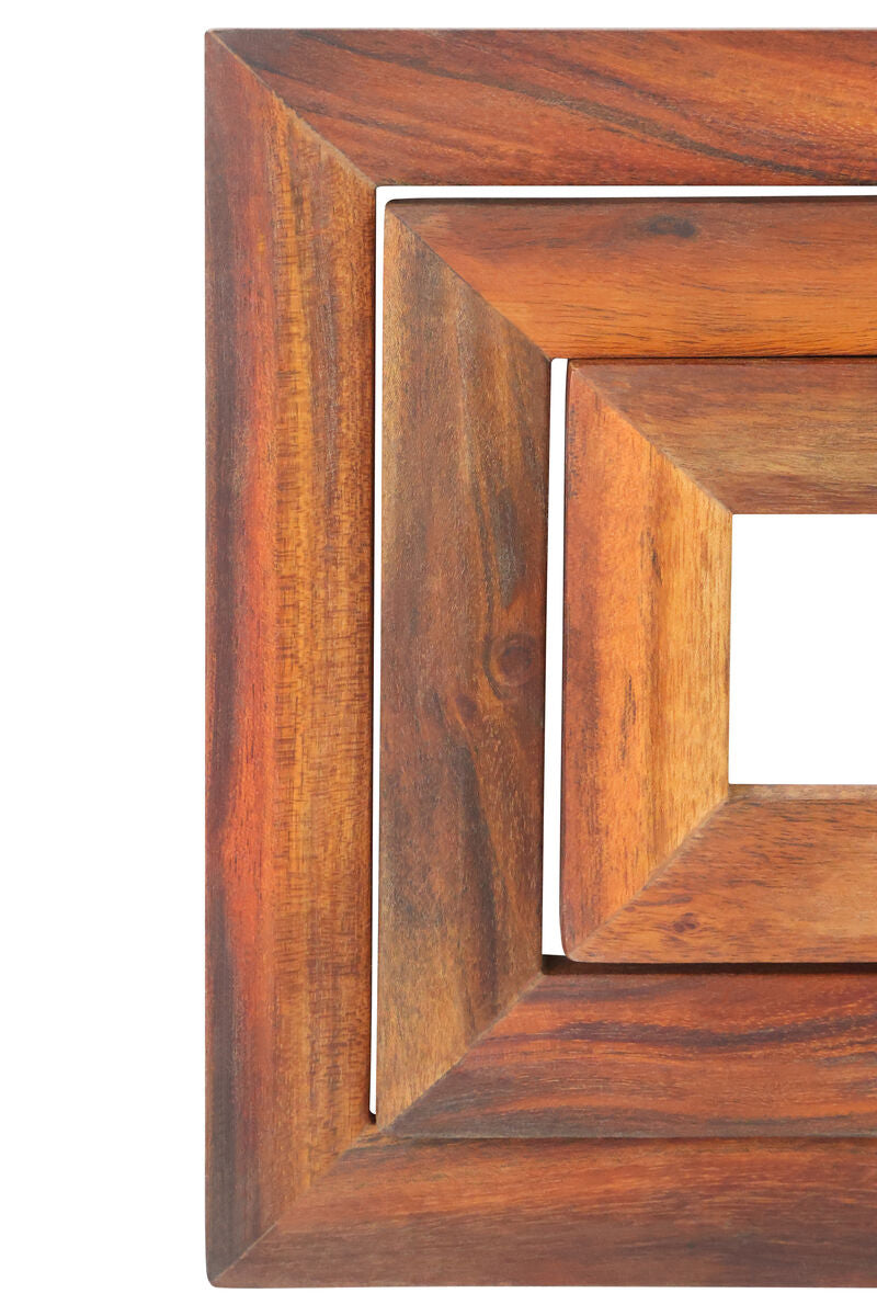 Acacia Wood 3pc Square Trivet Set | Pazel