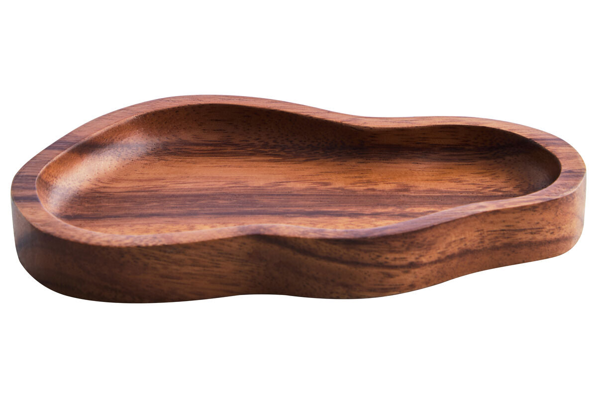 Acacia Wood Small Irregular Serving Plate and Tray | Kora