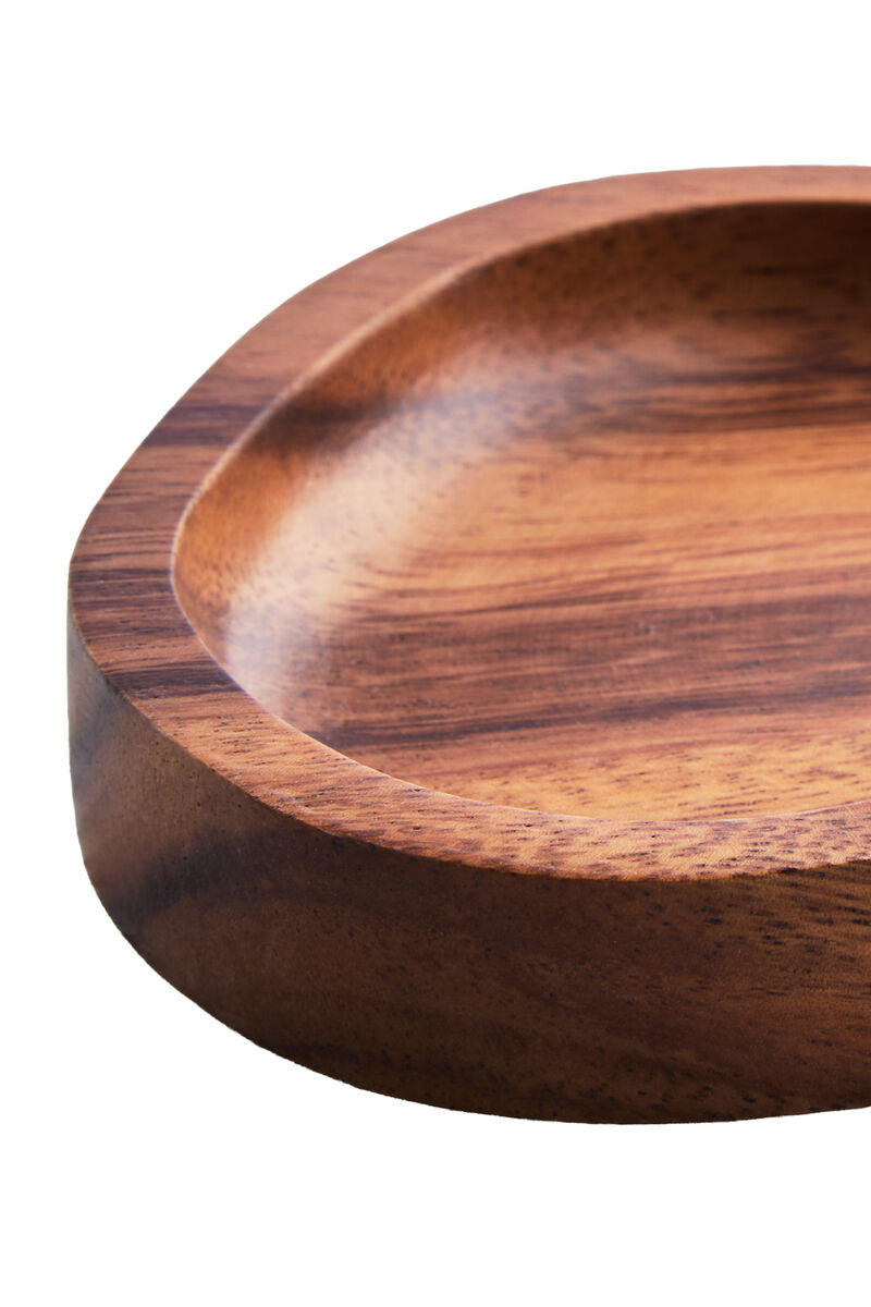 Acacia Wood Small Irregular Serving Plate and Tray | Kora