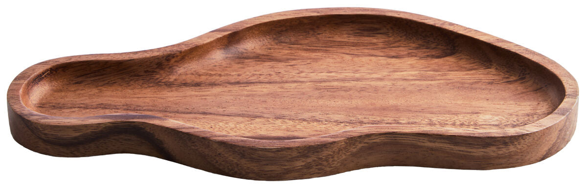 Acacia Wood Large Irregular Serving Plate and Tray | Kora