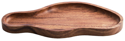 Acacia Wood Large Irregular Serving Plate and Tray | Kora