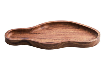 Acacia Wood Large Irregular Serving Plate and Tray | Kora