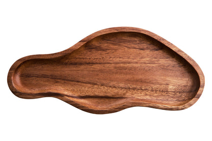 Acacia Wood Large Irregular Serving Plate and Tray | Kora