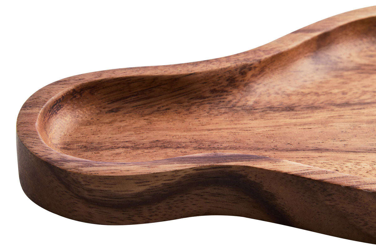 Acacia Wood Large Irregular Serving Plate and Tray | Kora