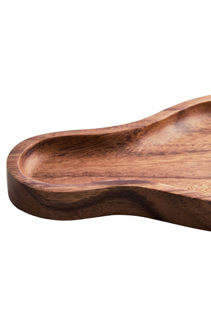 Acacia Wood Large Irregular Serving Plate and Tray | Kora
