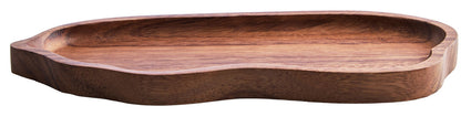 Acacia Wood Medium Irregular Serving Plate and Tray | Kora