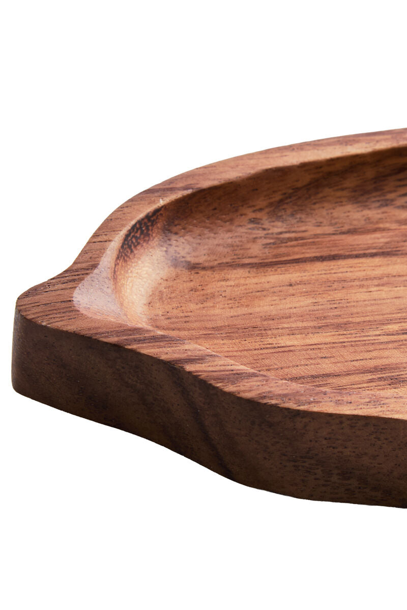 Acacia Wood Medium Irregular Serving Plate and Tray | Kora