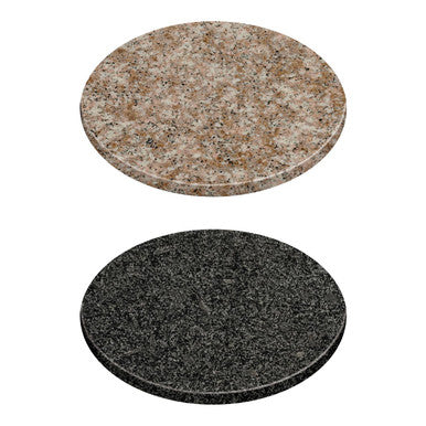 Norse Granite Black Speckled Round Chopping And Serving Board