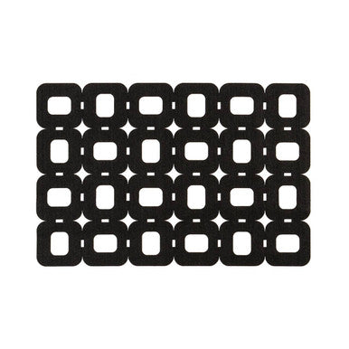 Felt set of 2 Block Design Black Placemats - image 1