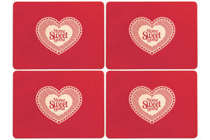 Set of Four Cork Placemats | Home Sweet Home