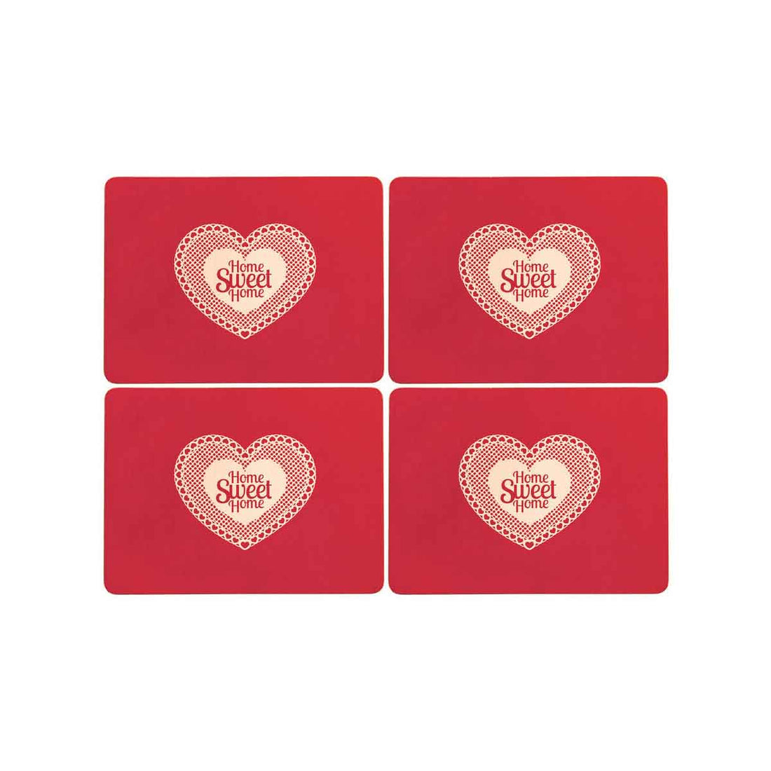 Home Sweet Home Set Of Four Cork Placemats