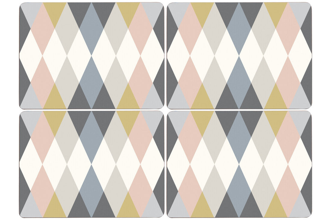 Cirque Harlequin Set Of Four Placemats