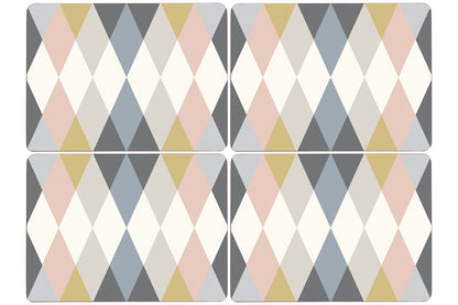 Cirque Harlequin Set Of Four Placemats