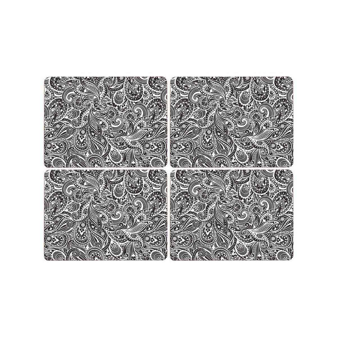 Paisley Set Of 4 Cork Placemats