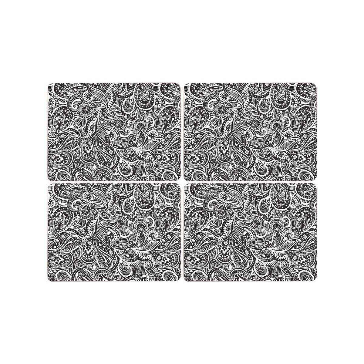 Paisley Set Of 4 Cork Placemats