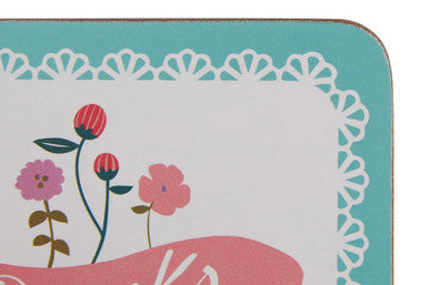 Set Of Four Amelie Cork Coasters