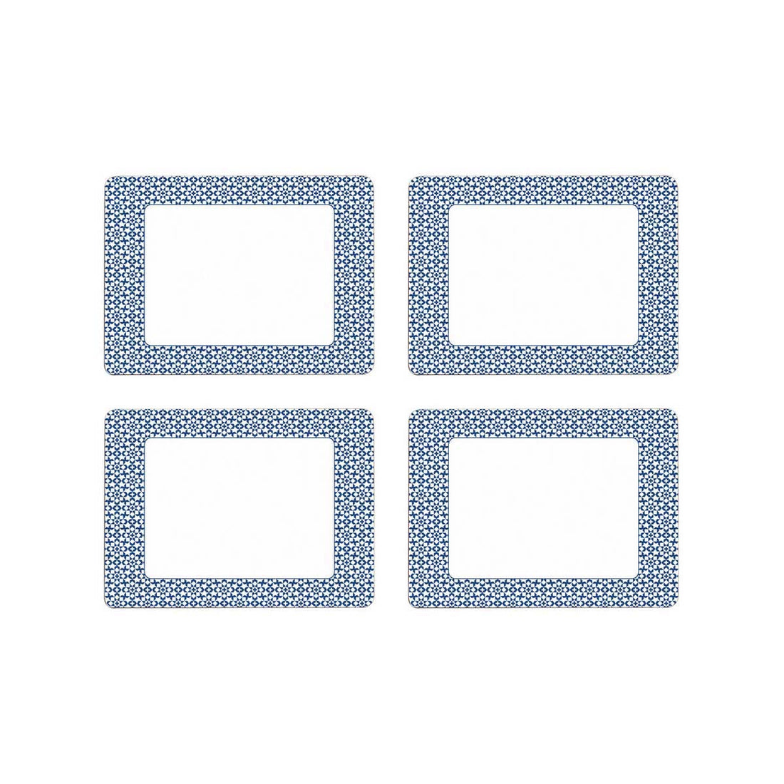 Casablanca Set Of Four Blue Placemats