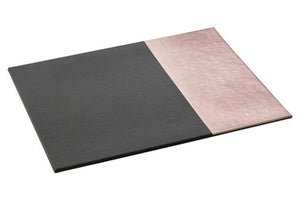 Geome Set of 4 Dipped Black and Rose Gol