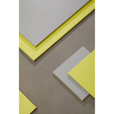 Geome Reversible Grey and Green Placemat and Coaster Set of 4