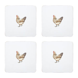 Set of Four Cork Coasters | Mrs Henderson