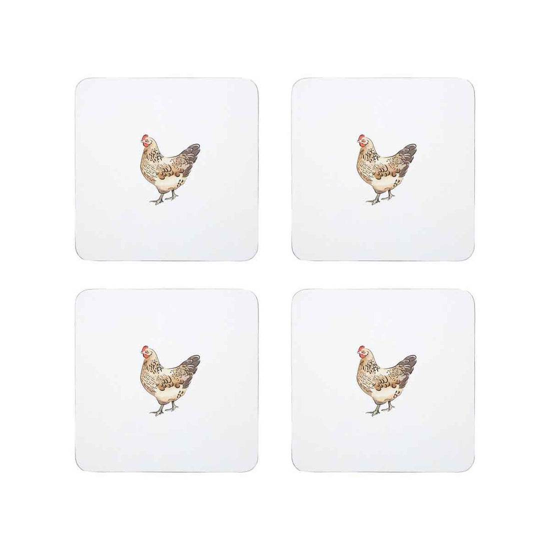 Set Of Four Mrs Henderson Cork Coasters