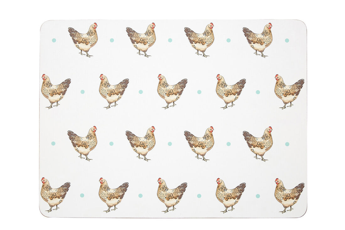 Set Of Four Mrs Henderson Cork Placemats - Image 1