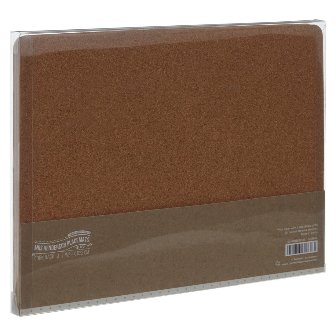 Set Of Four Mrs Henderson Cork Placemats - Image 5