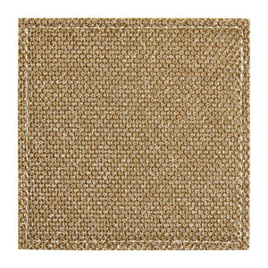 Geome Set Of 4 Gold Glitter coasters