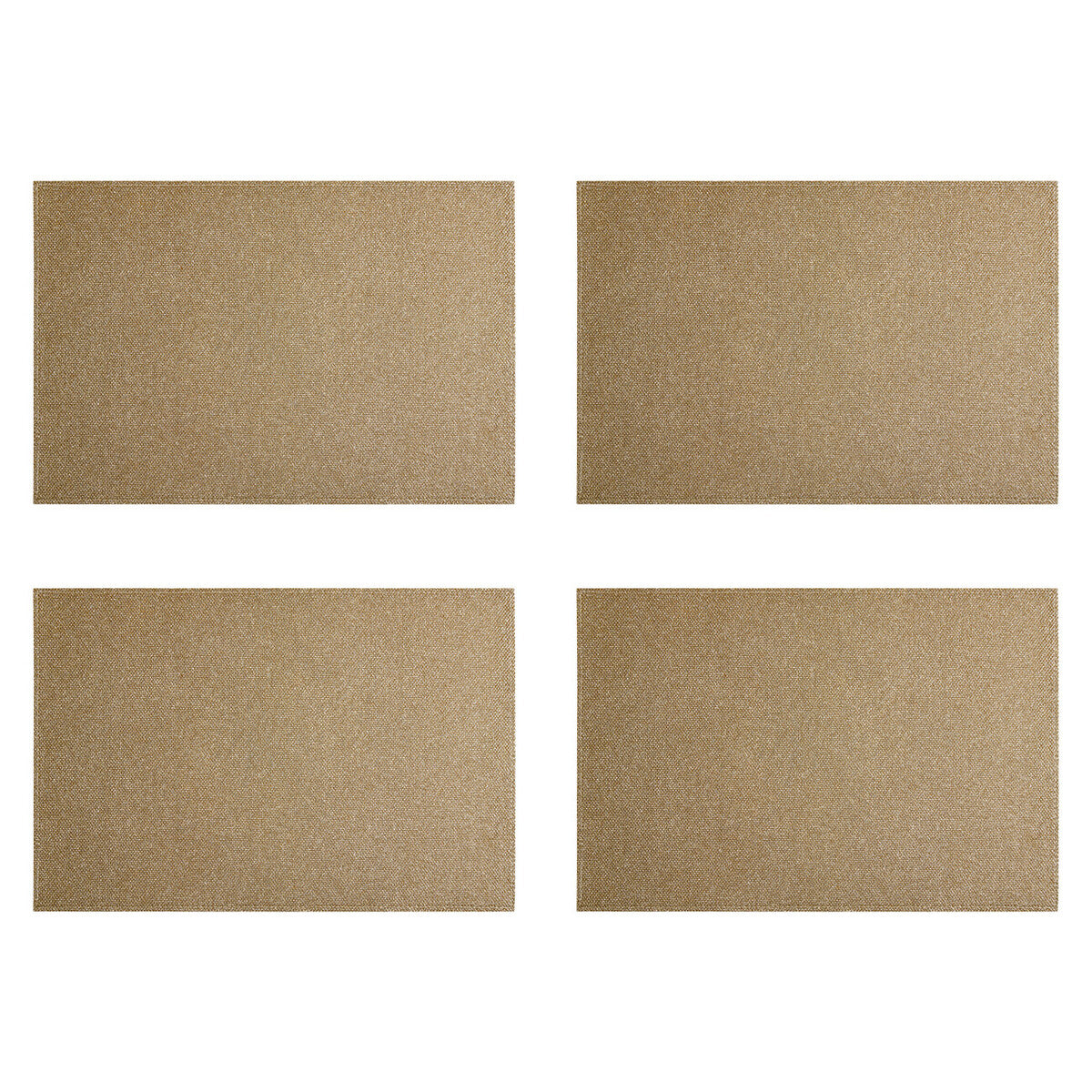 Four square tiles with a beige color pattern on a white background