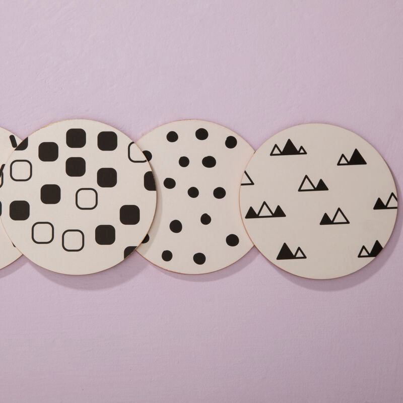 Mimo Set Of 4 Eclectic All Sorts Coasters