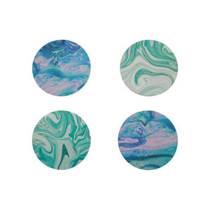 Mimo Set Of 4 Cork Coasters