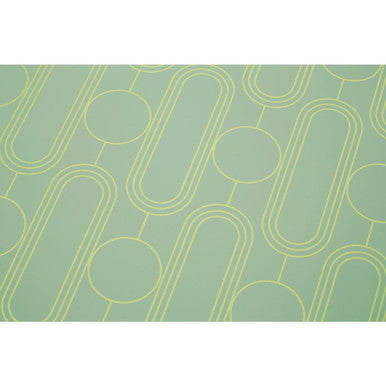 Frosted Deco Set Of 4 Green Placemats