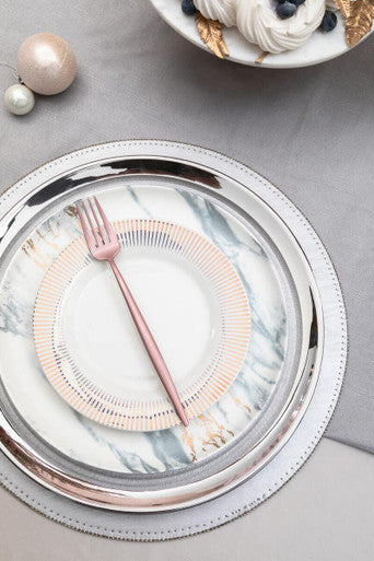 Knightsbridge Set Of 4 Round Placemats