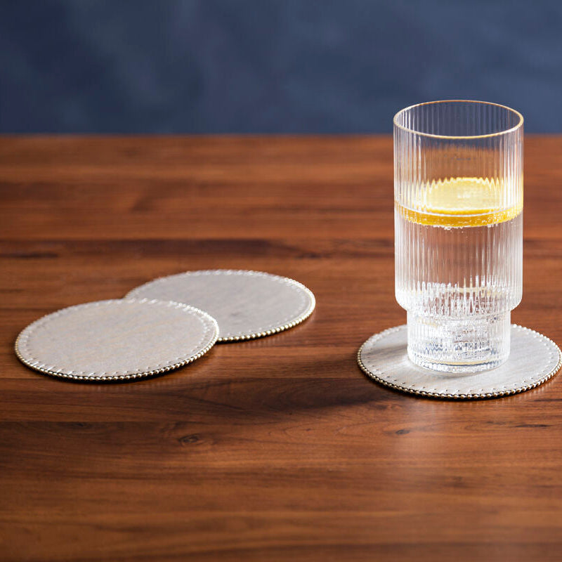 Knightsbridge Set Of 4 Round Coasters