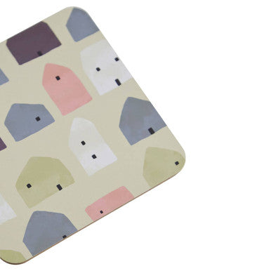 Calcot 4Pc Square Wild Cottage Coasters