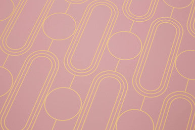 Frosted Deco Set Of 4 Pink Placemats