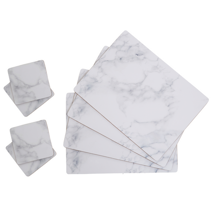 Zambie 8Pc Cork Placemats And Coasters