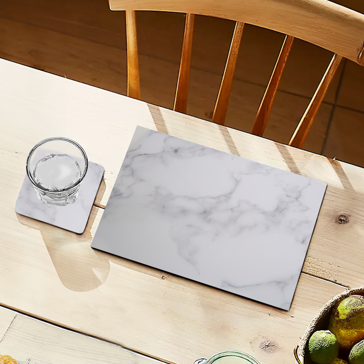 Zambie 8Pc Cork Placemats And Coasters