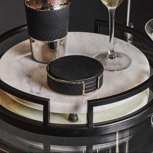Mixology Set Of Four Black Coasters
