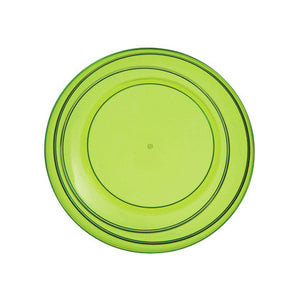 Green Plastic Small Summer Plate