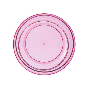 Pink Plastic Small Summer Plate
